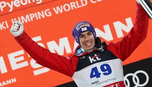 Stefan Kraft wird Zweiter in Pyeongchang