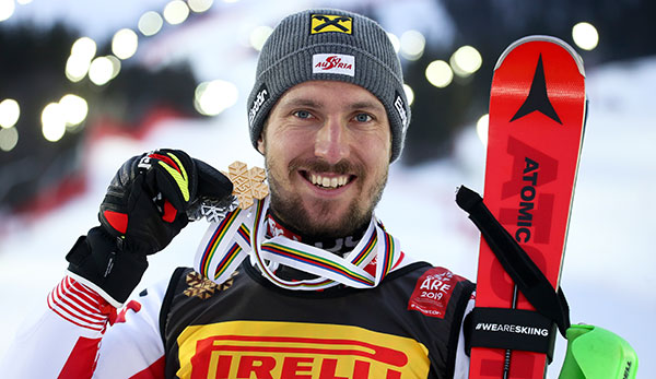 Marcel Hirscher bei der Ski-WM in Aare 2019.