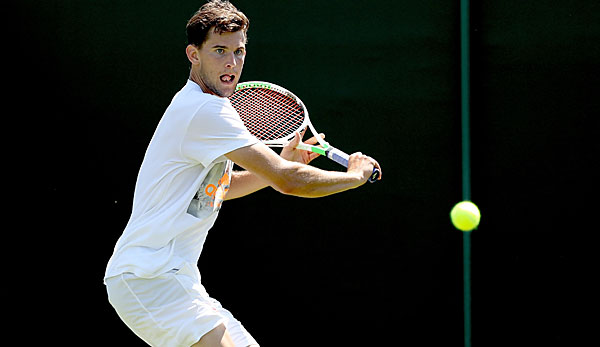 Dominic Thiem trifft in seinem Auftaktmatch bei Wimbledon auf den Zyprioten Marco Baghdatis.