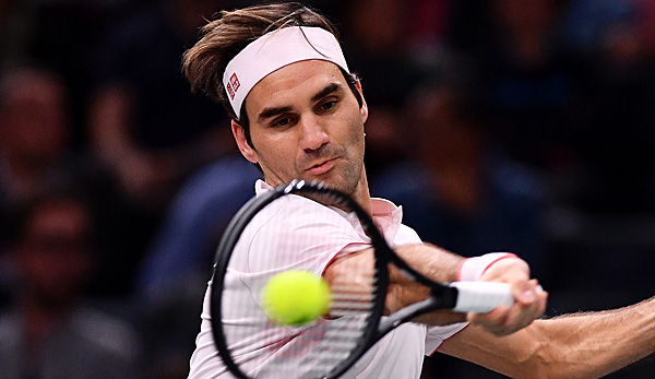 Roger Federer hat in Paris-Bercy stark zugelegt