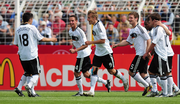 Der Bremer Lennart Thy (M.) erzielte gegen Honduras zwei Treffer