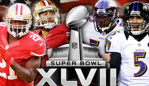 Die San Francisco 49ers treffen im Super Bowl auf die Baltimore Ravens