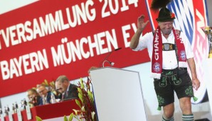 Der FC Bayern begeht seine jährliche Hauptversammlung
