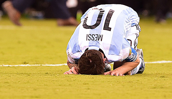 Lionel Messi verlor mit Argentinien in den vergangenen drei Jahren drei Endspiele