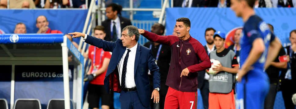 Cristiano Ronaldo verletzte sich im Finale der Europameisterschaft