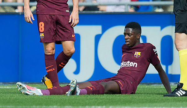 Ousmane Dembele spielt für den FC Barcelona.