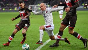 Der FC St. Pauli und der 1. FC Nürnberg haben sich 0:0 getrennt.