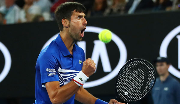 Novak Djokovic steht bei den Australian Open kurz vor dem Triumph.