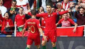 Cristiano Ronaldo erzielte gegen die Schweiz einen Dreierpack.