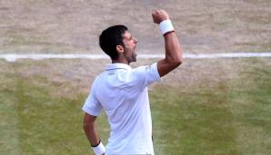 Titelverteidiger Novak Djokovic hat das Finale von Wimbledon erreicht.