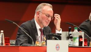 Karl-Heinz Rummenigge sah sich bei den Mitgliederbeiträgen kritischen Kommentaren ausgesetzt.