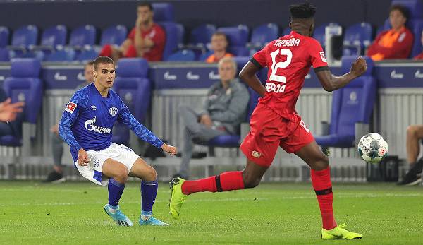Bayer Leverkusen gewann das Spiel in der Hinrunde gegen Schalke 04 mit 2:1.