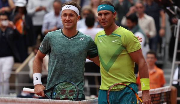 Casper Ruud und Rafael Nadal
