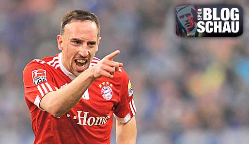 Franck Ribery erzielte gegen Manchester United seinen ersten CL-Treffer in dieser Saison