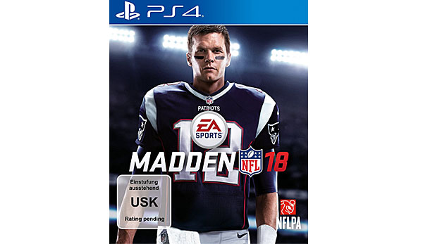Tom Brady schmückt das Cover von Madden NFL 18
