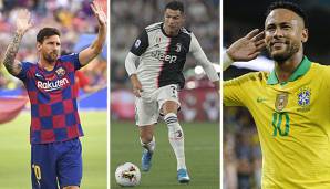 Lionel Messi, Cristiano Ronaldo und Neymar gehören zu den besten Fußballern weltweit.