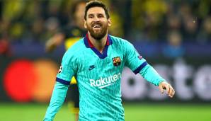 Platz 1: Lionel Messi (Position: RF) - 94