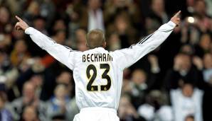 MITTELFELD: David Beckham 90 (Real Madrid) – Gesamtstärke von 90 in FIFA 05.