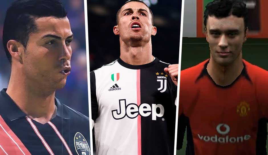 Cristiano Ronaldo feiert heute seinen 35. Geburtstag. Richtig gealtert ist der Modellathlet nicht, die Juve-Ärzte verglichen seine Fitness beim Wechsel 2018 mit der eines 20-Jährigen. Doch wie sieht es mit seiner Alterung im Verlaufder FIFA-Reihe aus?