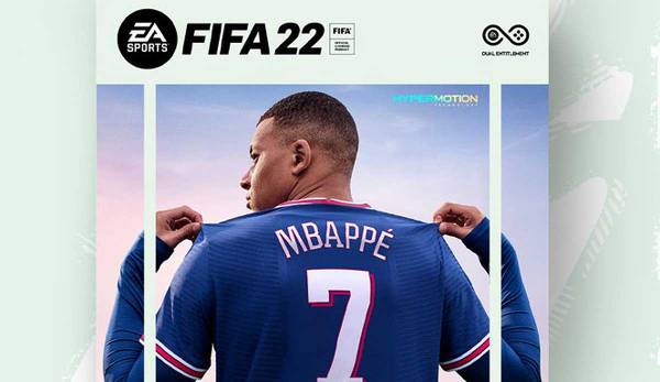 Kylian Mbappe ziert das Cover von FIFA 22.