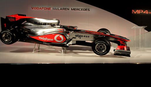Auch der neue Bolide des Vodafone McLaren Formel-1-Teams geht in Hockenheim an den Start