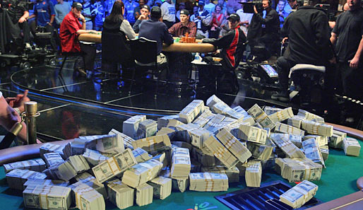 Am Finaltisch in Las Vegas geht es um 8,7 Millionen US-Dollar Preisgeld