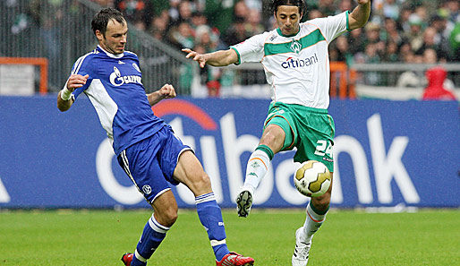 Bereits im Hinspiel gab es zwischen Schalke und Bremen ein 1:1-Unentschieden