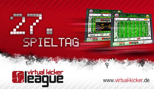 Virtual Kicker League, SPOX.com, 27. Spieltag