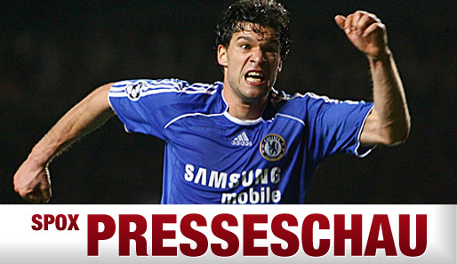Spielt er in Zukunft für einen deutschen Chef? Chelsea-Star Michael Ballack.