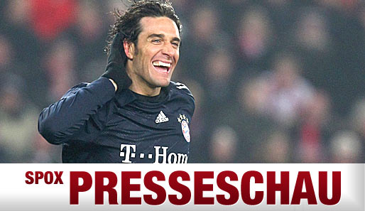Hatte in Stuttgart einmal mehr Gelegenheit, am Ohr zu schrauben: Bayerns Luca Toni