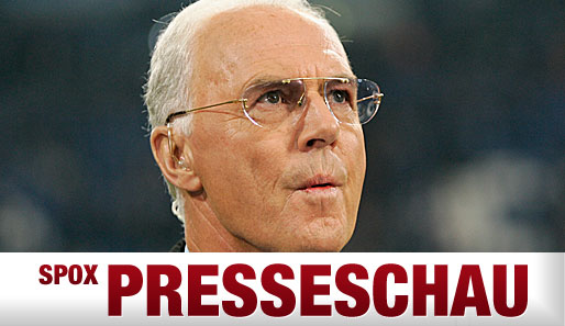 Sieht für den FC Bayern schwarz im Rennen um den Titel: Franz Beckenbauer