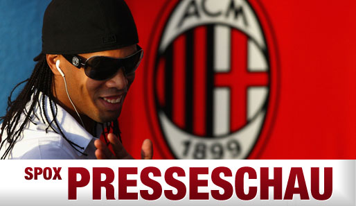 Soll jetzt was mit Model und Milan-TV-Moderatorin Aline Domingos haben: Ronaldinho