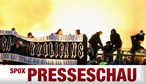 Beim Spiel zwischen St. Pauli und Hansa Rostock kam es erneut zu Ausschreitungen