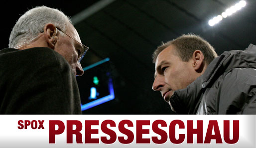 Steht Jürgen Klinsmann (rechts) beim FC Bayern doch vor dem Aus?