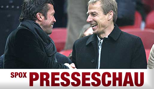 Ambitionierte Trainer im Wartestand: Lothar Matthäus (l.) und Jürgen Klinsmann