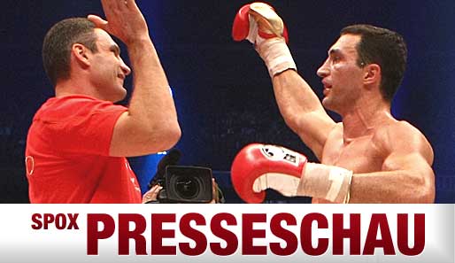 Wollen alle Weltmeister-Gürtel - aber niemals gegeneinander boxen: Vitali (l.) und Wladimir Klitschko