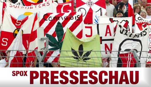 Auch Fans (hier in Regensburg) fordern die Freigabe von Cannabis
