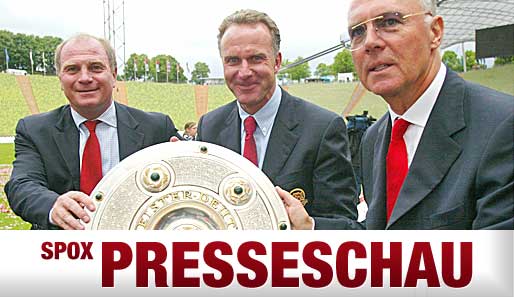 Geballte Kompetenz: das Führungstrio des FC Bayern München