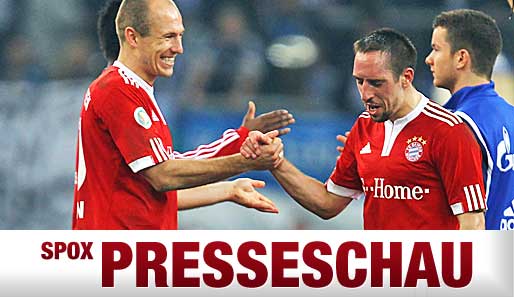 Arjen Robben (l.) läuft Franck Ribery mehr und mehr den Rang ab...