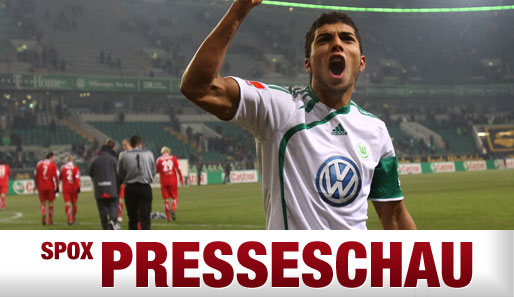 Kölns Adil Chihi (hier nach dem Sieg gegen Wolfsburg) ist laut "Sport Bild" der Aufsteiger der Saison
