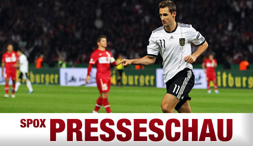 Miroslav Klose steht mit fünf Toren in drei Spielen auf Platz zwei der Torschützenliste