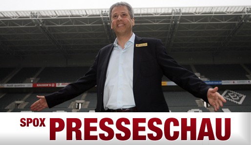 Der neue Trainer Lucien Favre fühlt sich anscheinend schon jetzt pudelwohl bei Mönchengladbach