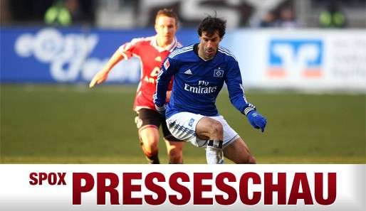 HSV-Stürmer van Nistelrooy geriet nach seinen Wechselabsichten im Winter in die Kritik