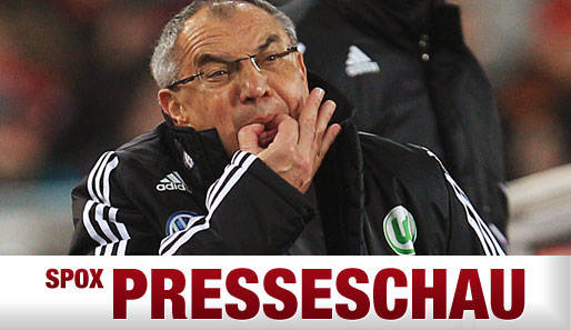 Felix Magath hat in Wolfsburg noch viel Arbeit vor sich. Sonst geht's in die Zweite Liga.