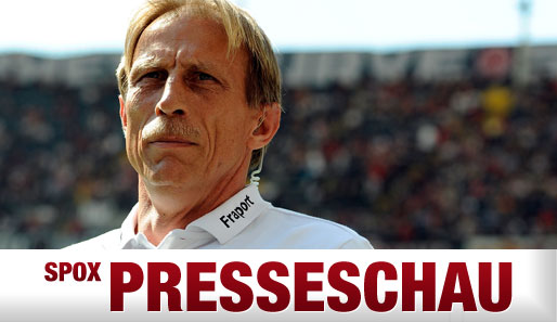 Eintracht Frankfurt taumelt Richtung Liga zwei, Trainer Christoph Daum wirkt überfodert