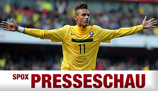 Neymar gilt in Brasilien als der legitime Nachfolger von "O Rei" Pele