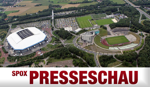 Direkt neben der Arena sollen Trainingsplätze für die Jugendmannschaften von Schalke 04 entstehen