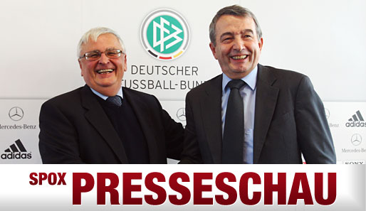Wolfgang Niersbach wird Nachfolger von Theo Zwanziger (l.) als DFB-Präsident.