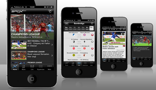 Die erste Sport-App mit Kommentarfunktion. Wer ein iPhone hat, kann immer bei mySPOX mitdiskutieren