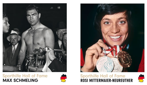 Die Sportler im Sammelalbum "Deutschland sammelt Deutschland"